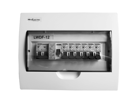 PVC simplex distribution boards