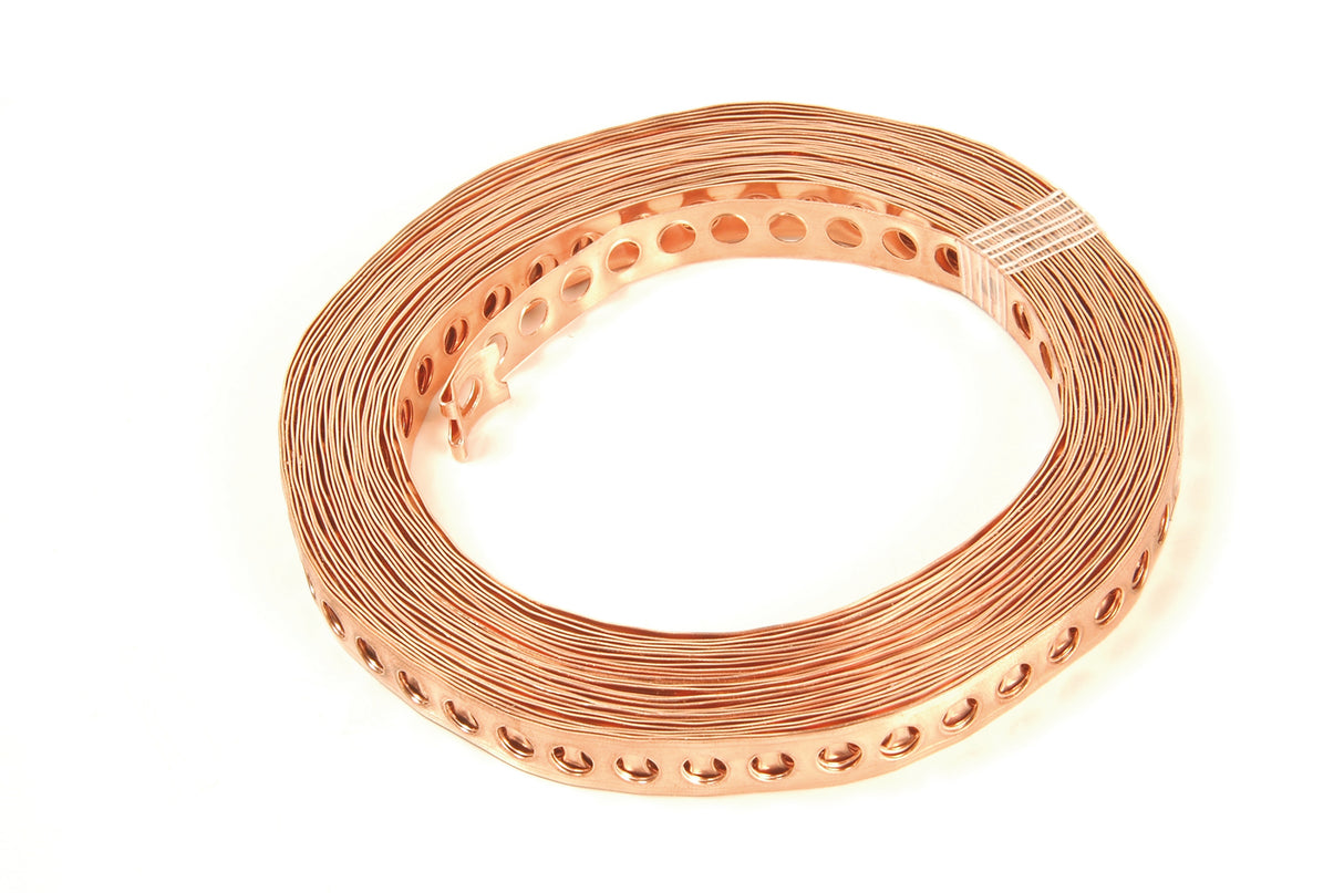 COPPER EARTH STRAP 10M X 0.5MM X 12MM