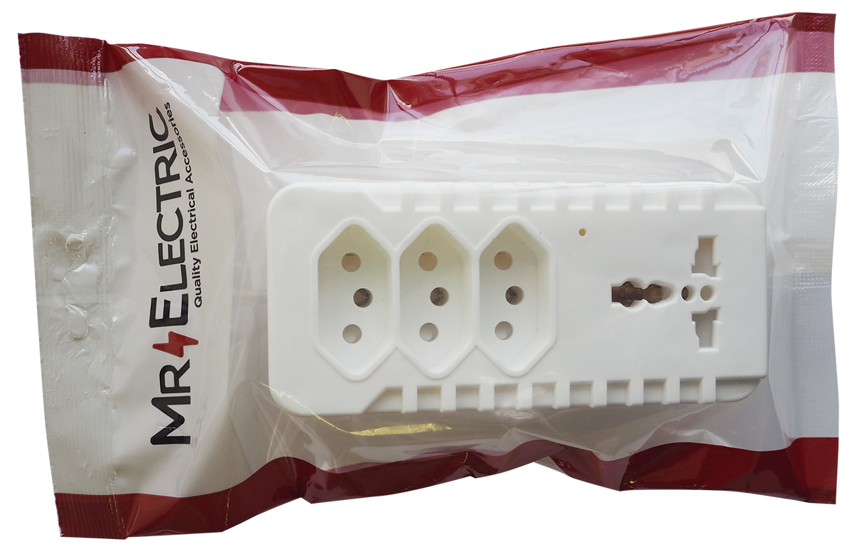 PRE-PACK MULTIPLUG 3X15A SLI 1XTRAVEL