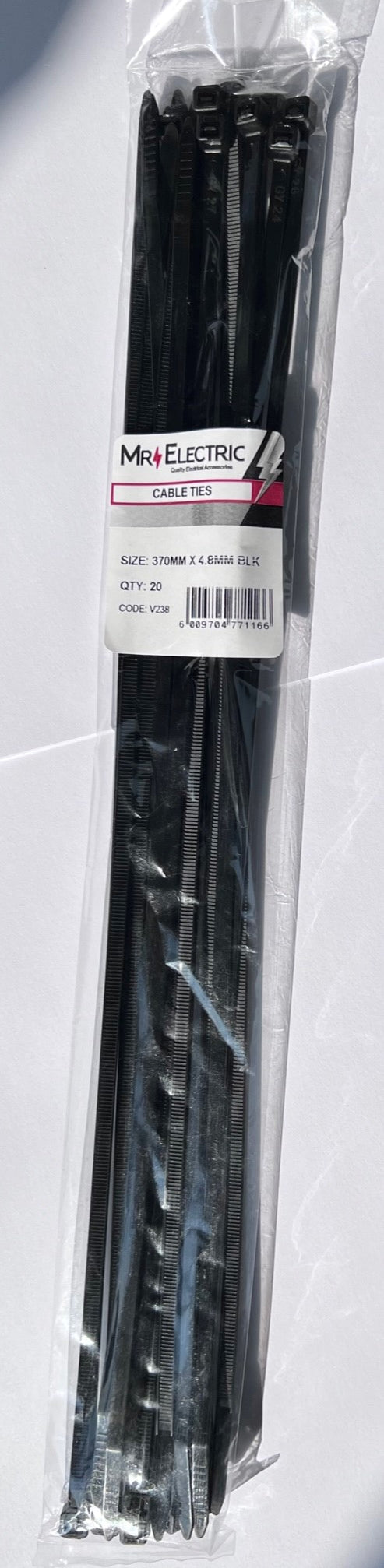 PRE-PACK CABLE TIES 370 X 4.8 (PP20)