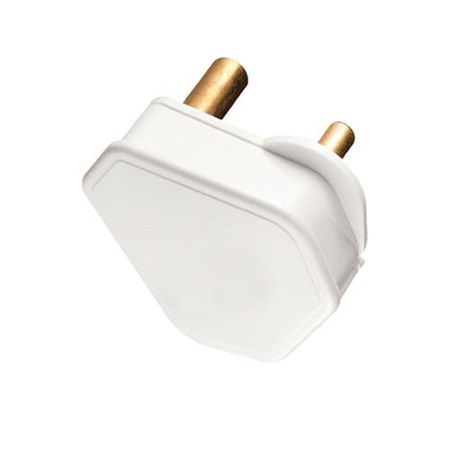 PLUG TOP 3 PIN 13A WHITE CRABTREE